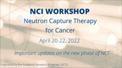 NCI Workshop on Neutron Capture Therapy for Cancer