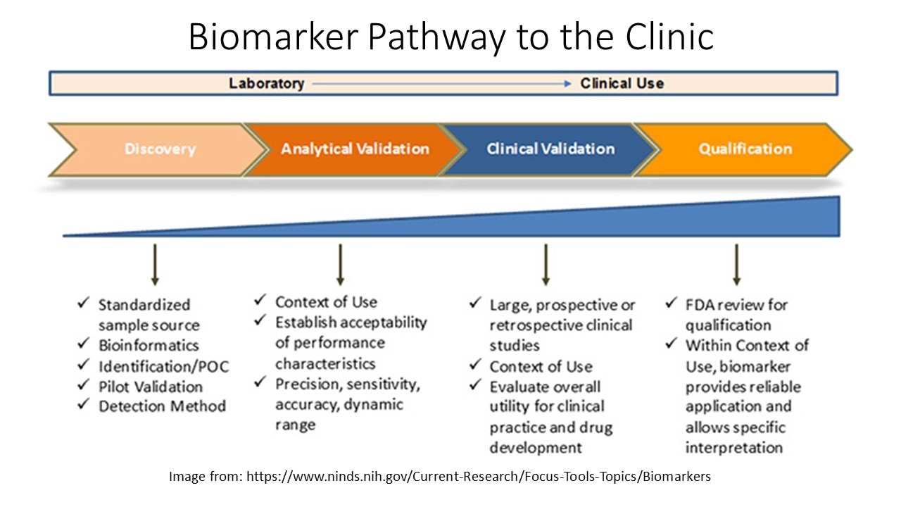 Biomarker Pathway to the Clinic graph